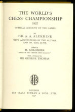 Load image into Gallery viewer, The World's Chess Championship, 1937: Official Account of the Games