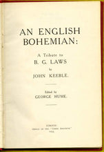 Load image into Gallery viewer, An English Bohemian: B G Laws