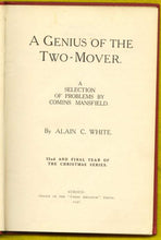 Load image into Gallery viewer, A Genius of the Two-Mover: A selection of Problems by Comins Mansfield