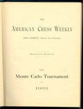 Load image into Gallery viewer, The Monte Carlo Tournament of 1903