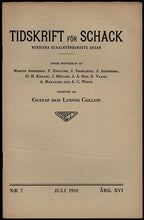 Load image into Gallery viewer, Tidskrift för Schack Volume 16