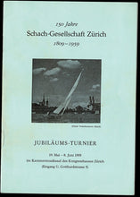 Load image into Gallery viewer, 1959 Zurich Chess Tournament Program