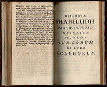 Load image into Gallery viewer, De ludis orientalibus libri duo . &amp; Historia Nerdiludii . Fragment containing parts of the first and second sections of Book 1

