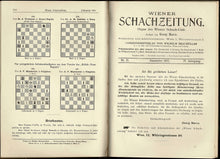 Load image into Gallery viewer, Wiener SchachZeitung. Organ fur das gesamte Schachleben. Volume IV (4)
