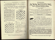 Load image into Gallery viewer, Wiener Schach-Zeitung. Organ fur das gesamte Schachleben Volume VI (6)
