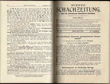 Load image into Gallery viewer, Wiener Schach-Zeitung. Organ fur das gesamte SchachlebenVolume IX (9)
