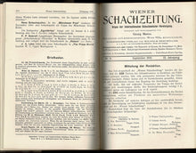 Load image into Gallery viewer, Wiener Schach-Zeitung. Organ fur das gesamte SchachlebenVolume IX (9)
