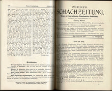 Load image into Gallery viewer, Wiener Schach-Zeitung. Organ fur das gesamte Schachleben Volume X (10)
