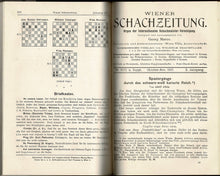 Load image into Gallery viewer, Wiener Schach-Zeitung. Organ fur das gesamte Schachleben Volume X (10)
