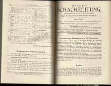 Load image into Gallery viewer, Wiener SchachZeitung. Organ fur das gesamte Schachleben Volume XI (11)
