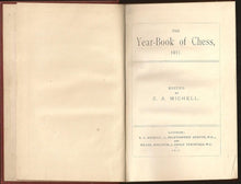 Load image into Gallery viewer, The Year-Book (Yearbook) of Chess 1911
