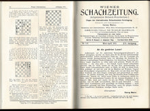 Load image into Gallery viewer, Wiener Schach-Zeitung. Organ fur das gesamte Schachleben, Volume XVI (16)

