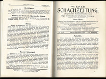 Load image into Gallery viewer, Wiener Schach-Zeitung. Organ fur das gesamte Schachleben, Volume XVI (16)
