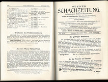 Load image into Gallery viewer, Wiener Schach-Zeitung. Organ fur das gesamte Schachleben, Volume XVI (16)
