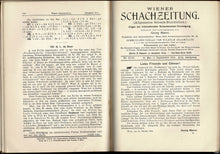 Load image into Gallery viewer, Wiener Schach-Zeitung. Organ fur das gesamte Schachleben, Volume XVII (17)

