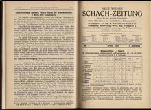 Load image into Gallery viewer, Wiener Schach-Zeitung. Organfur das gesamte Schachleben, Volume I (1)
