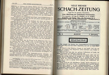 Load image into Gallery viewer, Wiener Schach-Zeitung. Organfur das gesamte Schachleben, Volume I (1)
