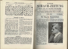 Load image into Gallery viewer, Wiener Schach-Zeitung. Organ für das gesamte Schachleben Volume Volume II (2)
