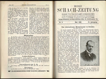 Load image into Gallery viewer, Wiener Schach-Zeitung. Organ fur das gesamte Schachleben, Volume IV (4)
