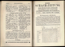 Load image into Gallery viewer, Wiener Schach-Zeitung. Organ fur das gesamte Schachleben, Volume IV (4)
