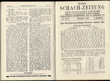 Load image into Gallery viewer, Wiener Schach-Zeitung. Organ fur das gesamte Schachleben Volume V (5)
