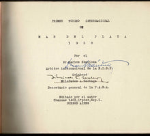 Load image into Gallery viewer, Primer Torneo Internacional de Mar del Plaza 1928
