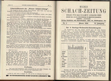 Load image into Gallery viewer, Wiener Schach-Zeitung. Organ für das gesamte Schachleben Volume VI (6)
