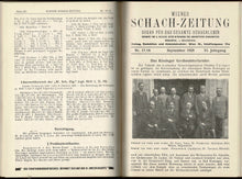 Load image into Gallery viewer, Wiener Schach-Zeitung. Organ für das gesamte Schachleben Volume VI (6)
