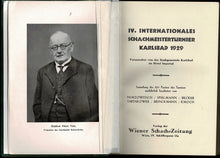 Load image into Gallery viewer, IV. Internationales Schachmeisterturnier Karlsbad 1929
