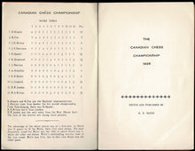 Load image into Gallery viewer, The Canadian Chess Championship 1936
