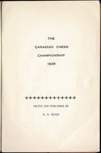 Load image into Gallery viewer, The Canadian Chess Championship 1936
