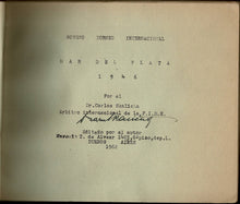 Load image into Gallery viewer, Noveno torneo internacional Mar del Plata 1946
