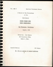 Load image into Gallery viewer, A selection of games from the 62nd United States Open Chess Championship, San Francisco, California 1961
