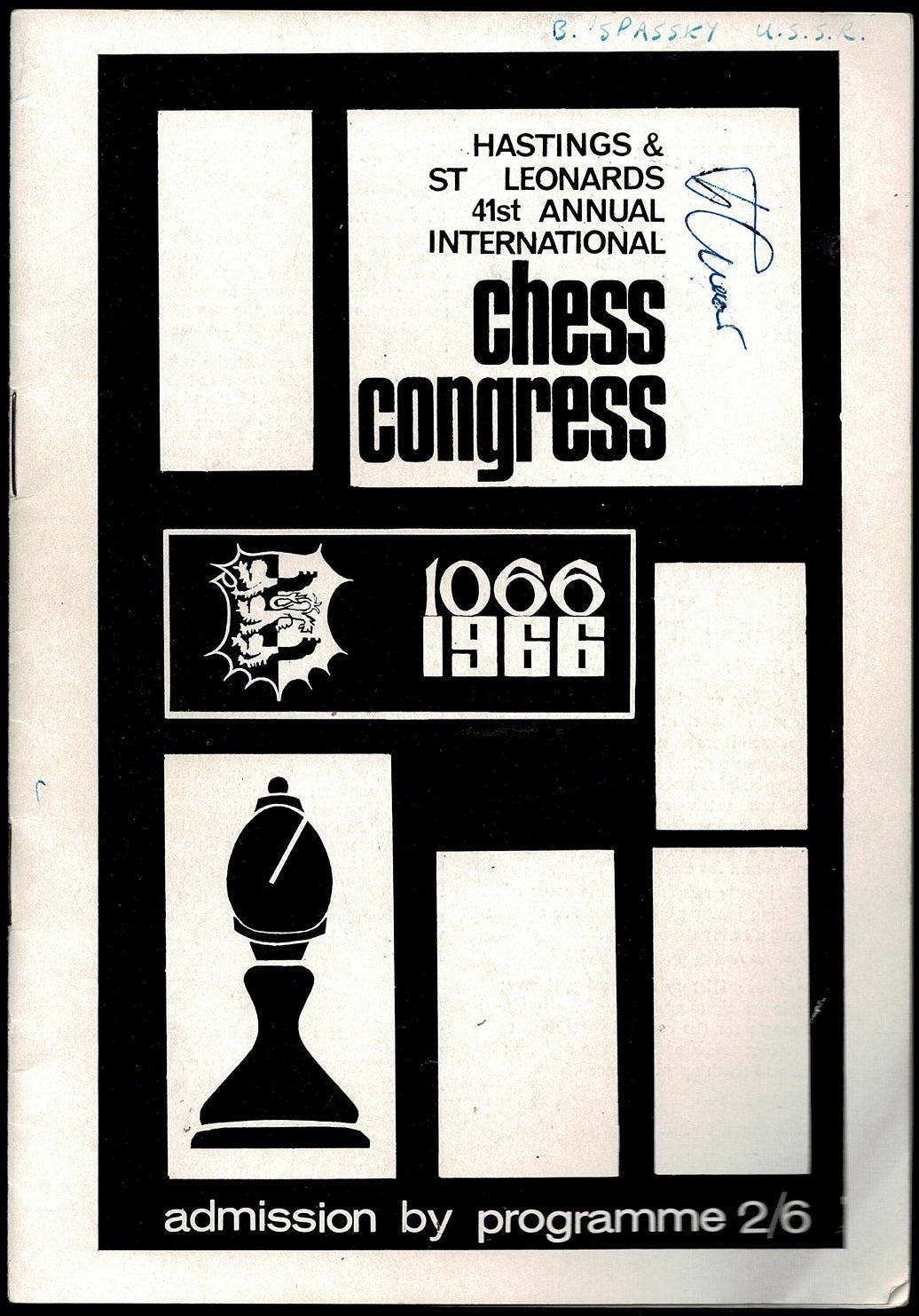 Hastings and St Leonards 41st Annual International Chess Congress Programme