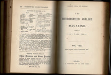 Load image into Gallery viewer, The Huddersfield College Magazine Volume VII and VIII

