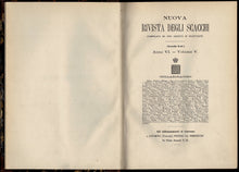 Load image into Gallery viewer, Nuova Rivista degli Compilata da una Società di Dilettanti. (Second Series) Year VI - Volume V
