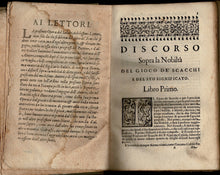 Load image into Gallery viewer, Il puttino altramente detto, il cavaliero errante del Salvio, with Trattato dell'inventione et arte liberale del gioco di scacchi del Dottor Alessandro Salvio Napolitano Libro Quarto
