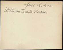 Load image into Gallery viewer, Autograph sheet with handwritten signature by William Ewart Napier
