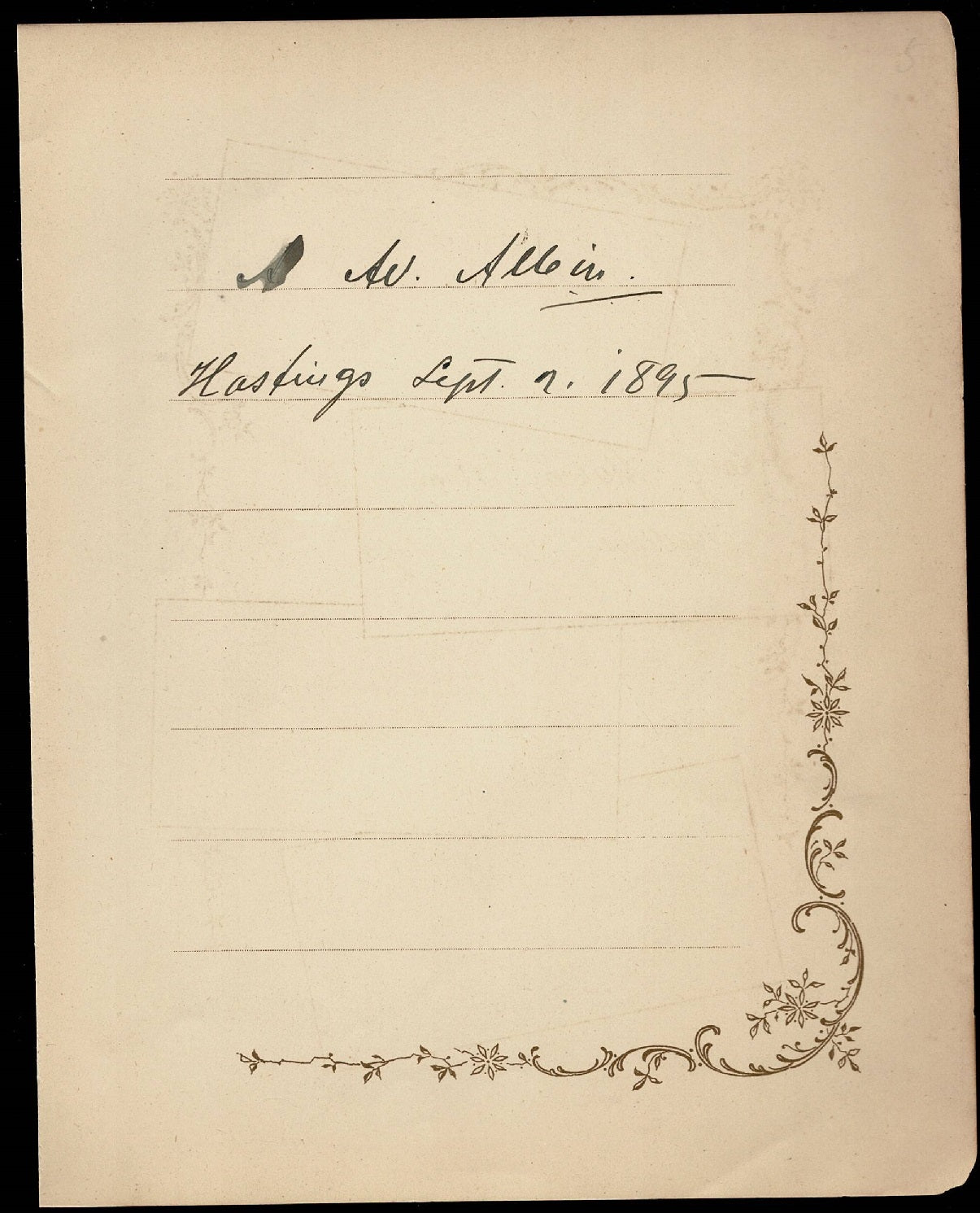Autigraph Sheet Autograph sheet with the handwritten signature – The Chess Collector