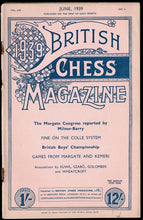 Load image into Gallery viewer, British Chess Magazine LIX (59)
