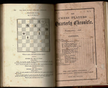 Load image into Gallery viewer, The Chess Players' Quarterly Chronicle Volume I
