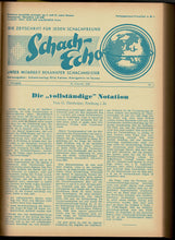 Load image into Gallery viewer, Schach-Echo. Die Zeitschrift für jeden Schachfreund - 17. Jahrgang
