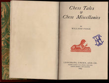 Load image into Gallery viewer, Chess Tales &amp; Chess Miscellanies
