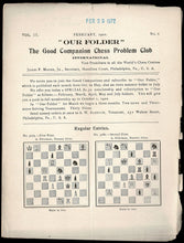 Load image into Gallery viewer, Our Folder, The Good Companion Chess Problem Club International Volume IX
