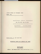 Load image into Gallery viewer, Hastings Chess Congress Dec. 27th 1933 – Jan 5th 1934 Masters’ Tournament

