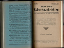 Load image into Gallery viewer, Kagan&#39;s Neueste Schachnachrichten Schachzeitung, Volume 10

