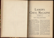 Load image into Gallery viewer, Lasker's Chess Magazine, Volume I and II
