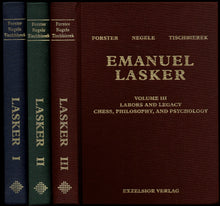 Load image into Gallery viewer, Emanuel Lasker: Struggle and Victories; Choices and Chances; Labors &amp; Legacy

