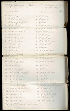 Load image into Gallery viewer, Hand written manuscript of numerous chess games
