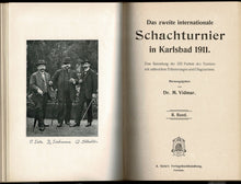 Load image into Gallery viewer, Das Zweite Internationale Schachturnier in Karlsbad 1911
